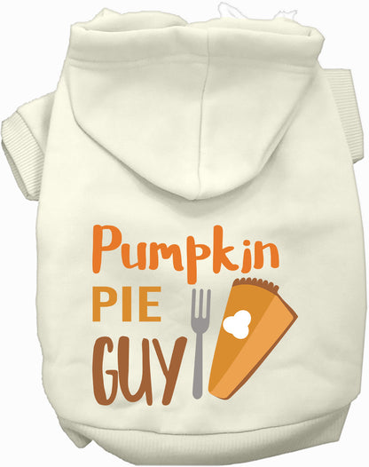 Pumpkin Pie Guy Pet Hoodie