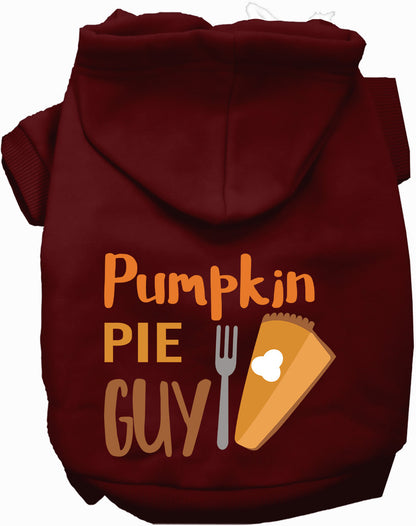 Pumpkin Pie Guy Pet Hoodie