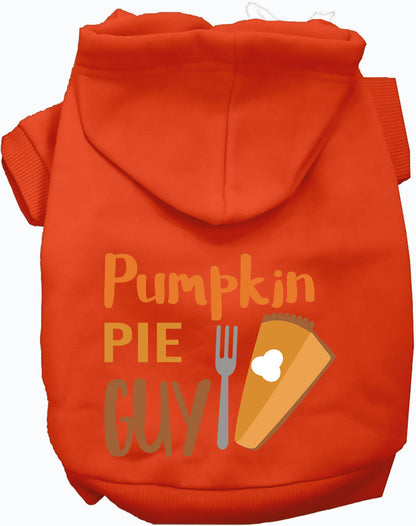 Pumpkin Pie Guy Pet Hoodie