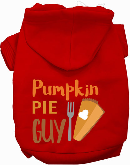 Pumpkin Pie Guy Pet Hoodie