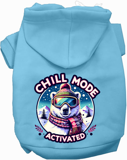 Chill Mode Activated Winter Pet Hoodie