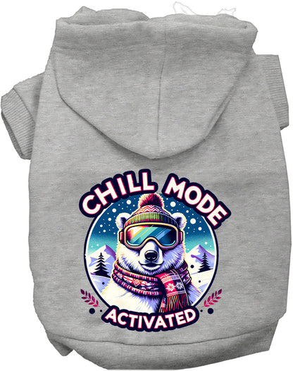 Chill Mode Activated Winter Pet Hoodie