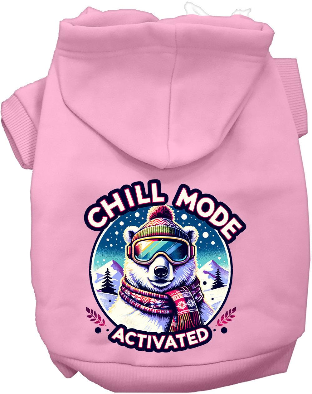 Chill Mode Activated Winter Pet Hoodie