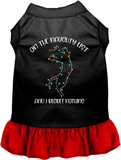 Kitty on the Naughty List Pet Dress