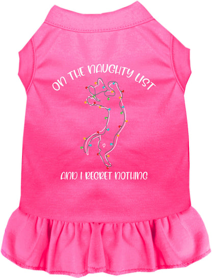 Kitty on the Naughty List Pet Dress