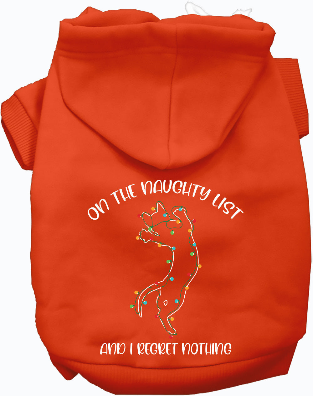 Kitty on the Naughty List Pet Hoodie