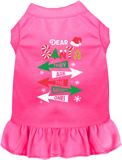 They're the Naughty Ones Pet Dress