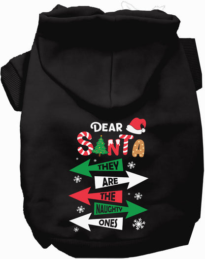 They're the Naughty Ones Christmas Pet Hoodie