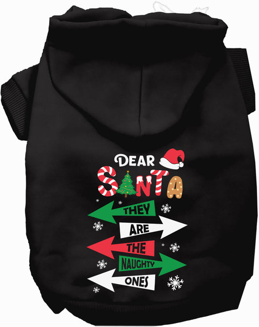 They're the Naughty Ones Christmas Pet Hoodie