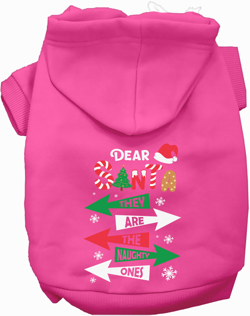 They're the Naughty Ones Christmas Pet Hoodie