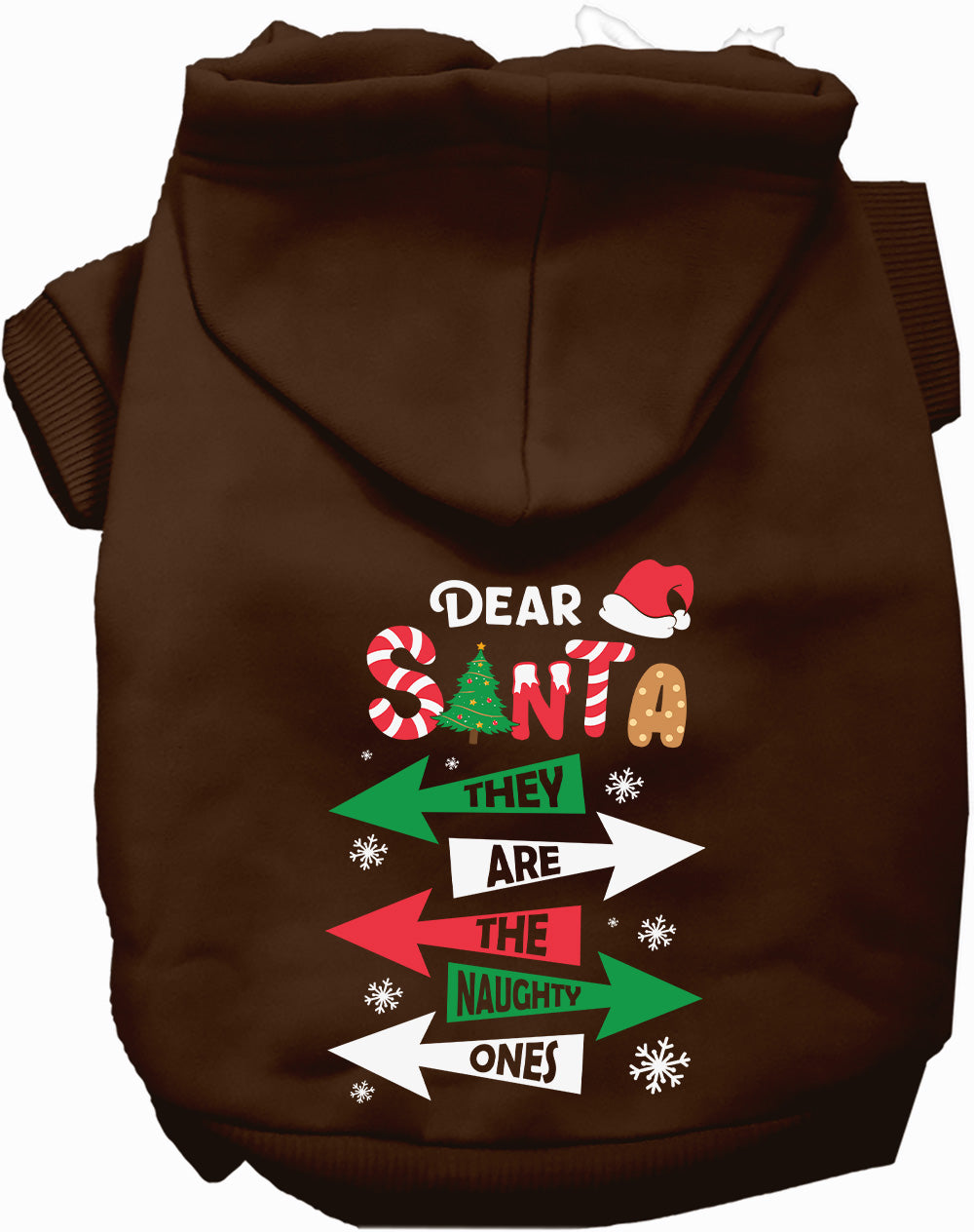 They're the Naughty Ones Christmas Pet Hoodie