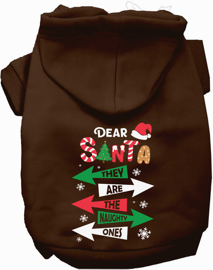 They're the Naughty Ones Christmas Pet Hoodie