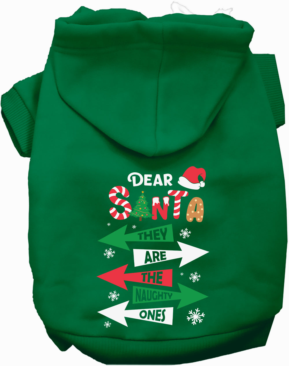 They're the Naughty Ones Christmas Pet Hoodie