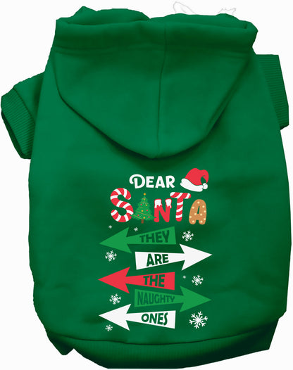 They're the Naughty Ones Christmas Pet Hoodie