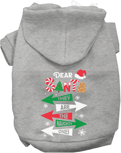 They're the Naughty Ones Christmas Pet Hoodie