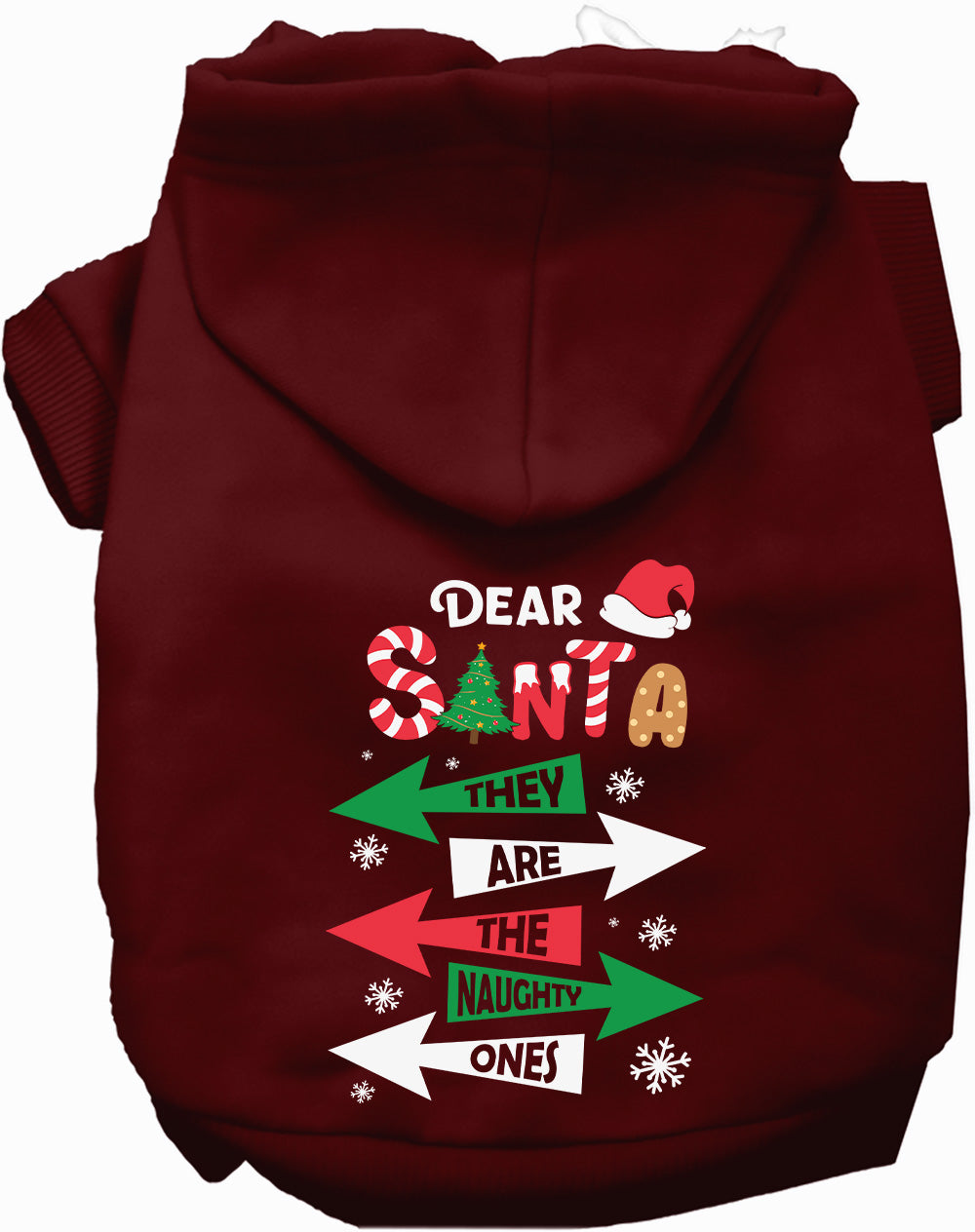 They're the Naughty Ones Christmas Pet Hoodie