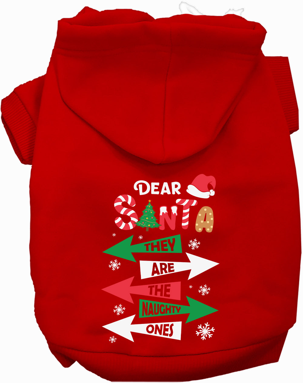 They're the Naughty Ones Christmas Pet Hoodie