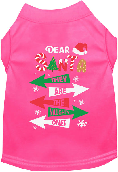 They're the Naughty Ones Pet Shirt