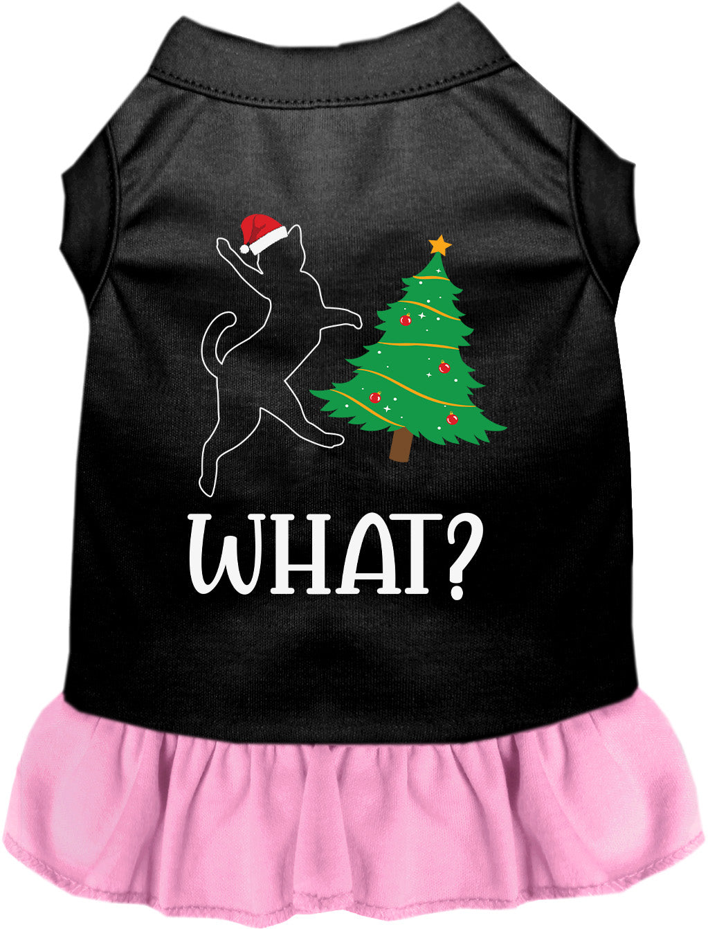 Kitty What Christmas Tree Pet Dress
