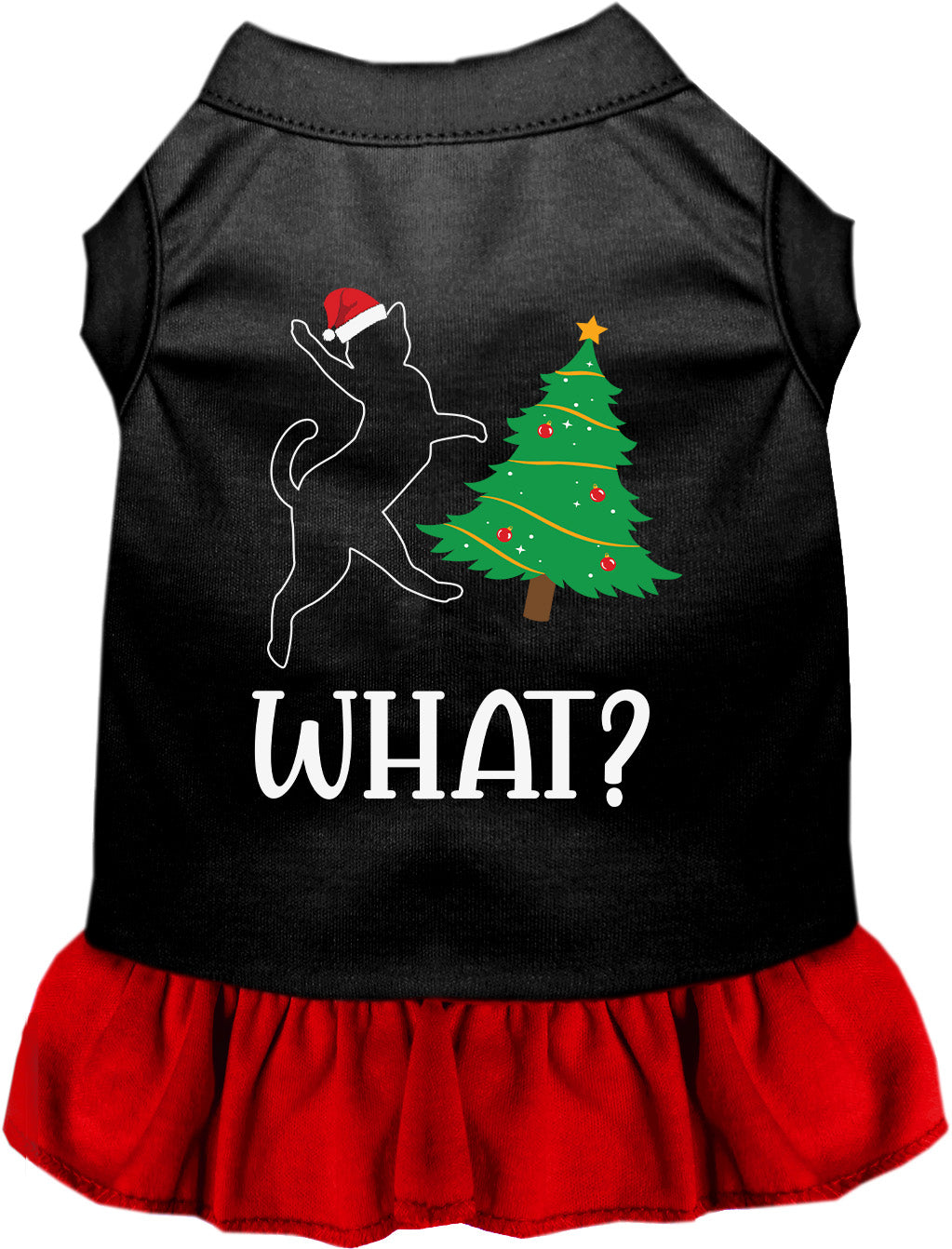 Kitty What Christmas Tree Pet Dress