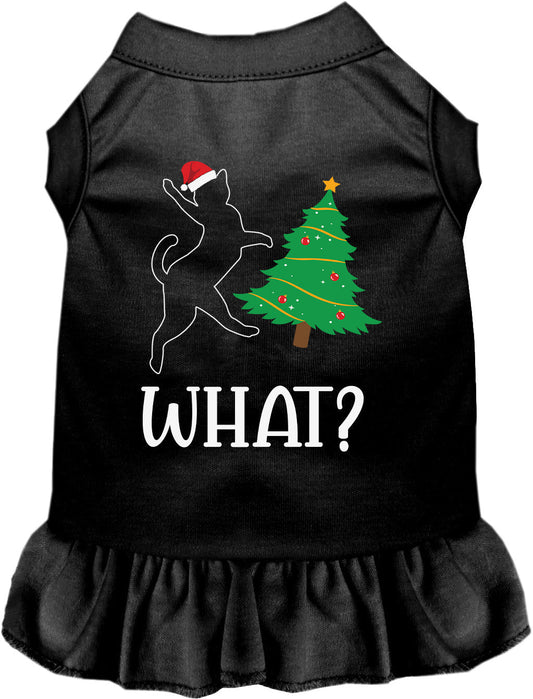 Kitty What Christmas Tree Pet Dress