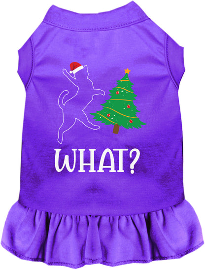 Kitty What Christmas Tree Pet Dress
