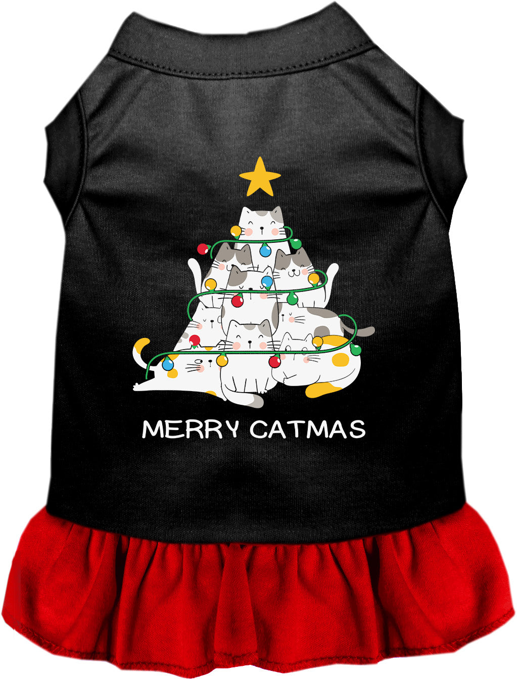 Merry Catmas Pet Dress