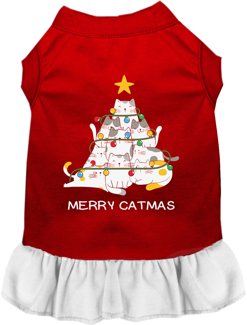 Merry Catmas Pet Dress