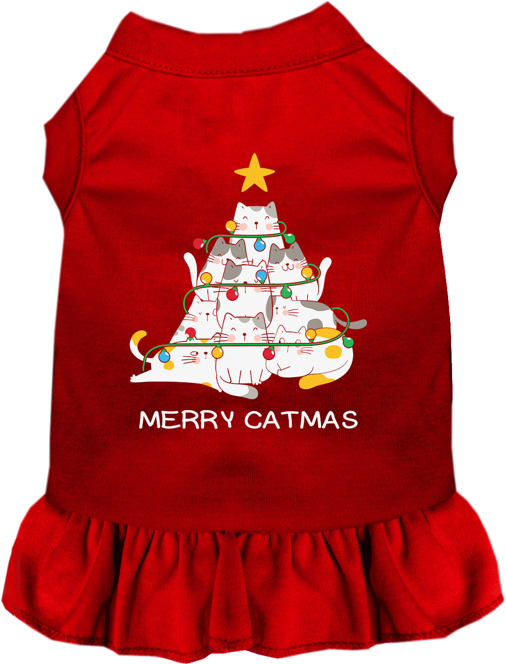 Merry Catmas Pet Dress