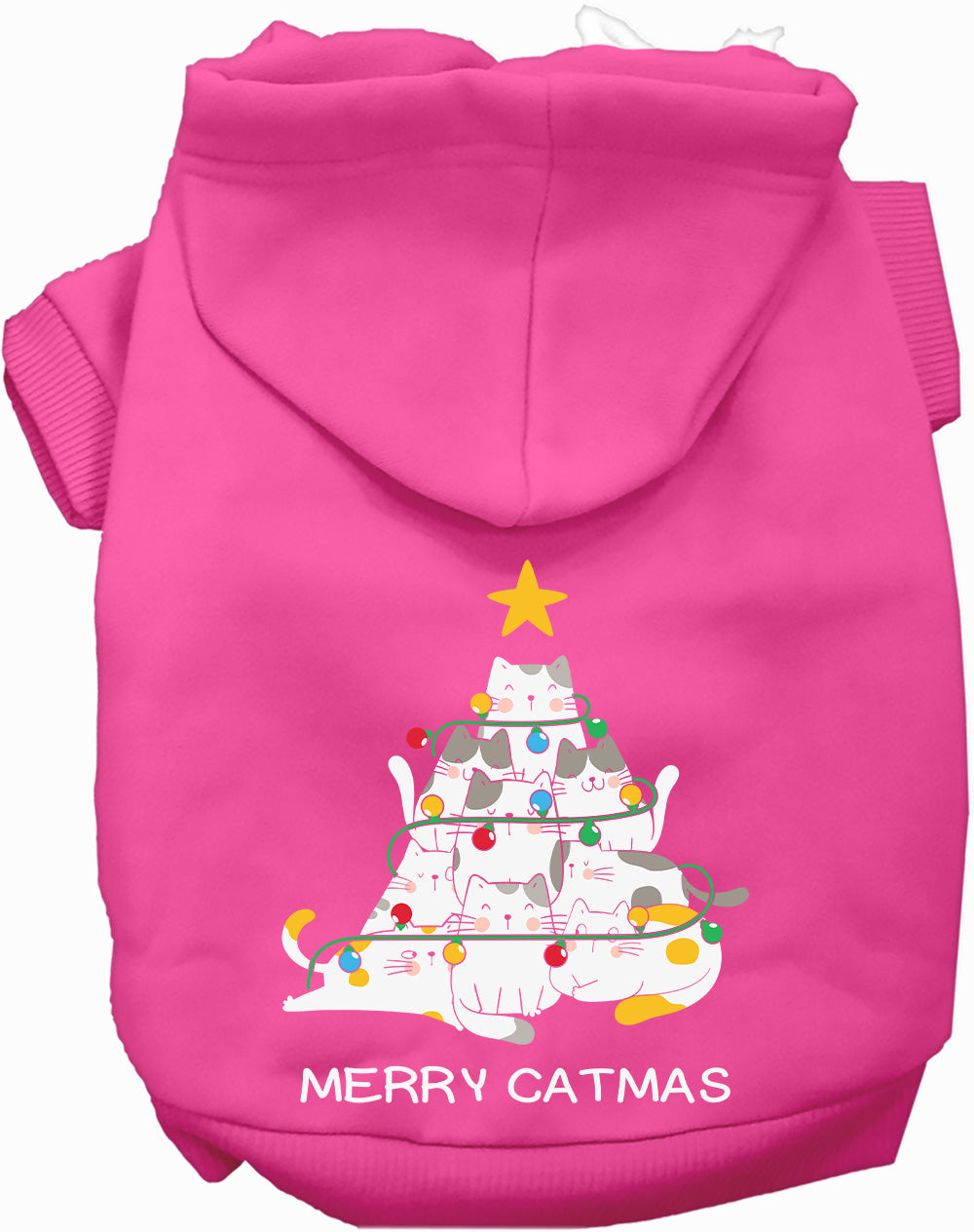 Merry Catmas Pet Hoodie