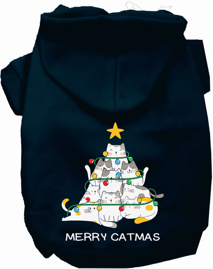 Merry Catmas Pet Hoodie