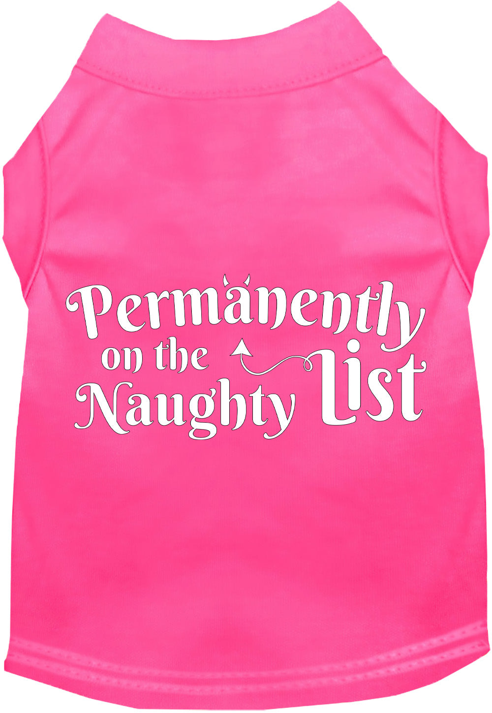 Permanently on the Naughty List Pet Shirt