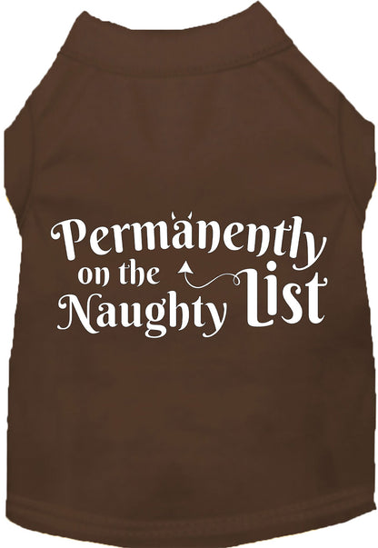 Permanently on the Naughty List Pet Shirt