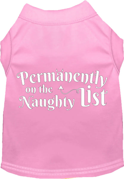 Permanently on the Naughty List Pet Shirt