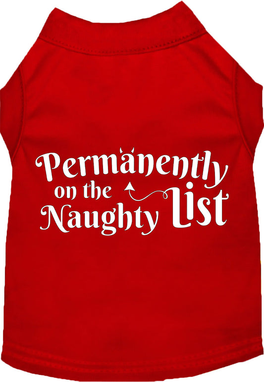 Permanently on the Naughty List Pet Shirt