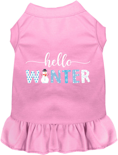 Hello Winter Pet Dress