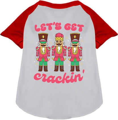 Let's Get Crackin' Pet Raglan Shirt