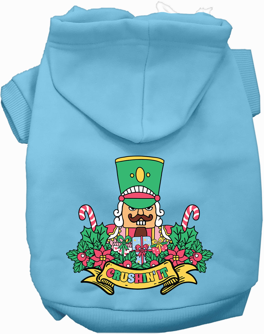Crushin' It Nutcracker Style Christmas Pet Hoodie