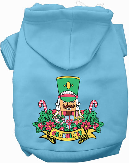 Crushin' It Nutcracker Style Christmas Pet Hoodie