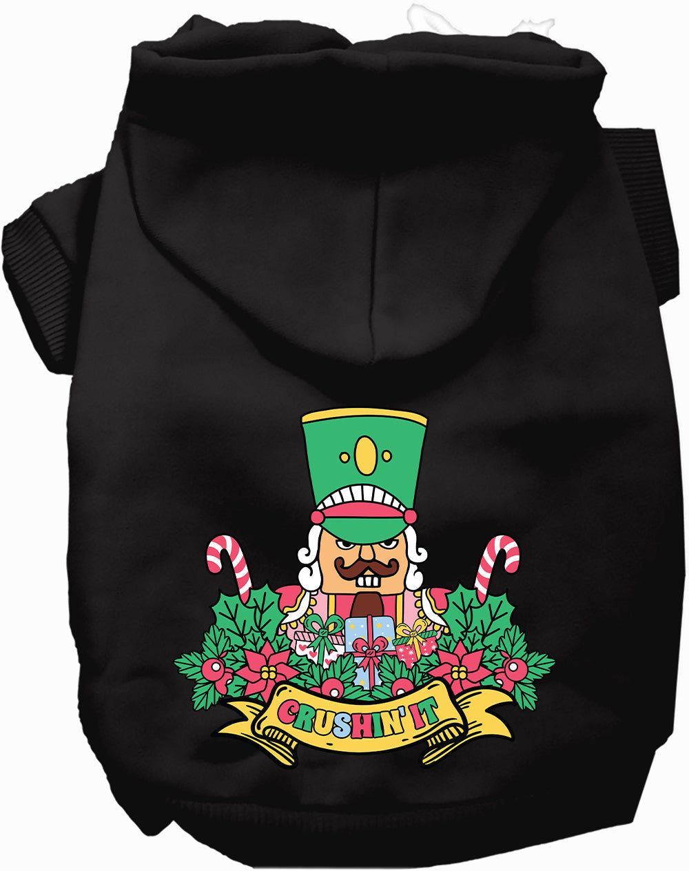 Crushin' It Nutcracker Style Christmas Pet Hoodie