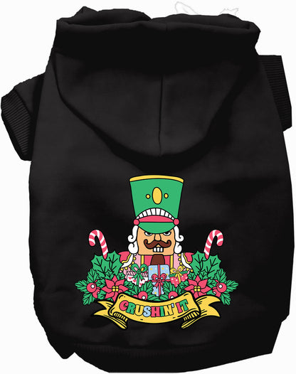 Crushin' It Nutcracker Style Christmas Pet Hoodie