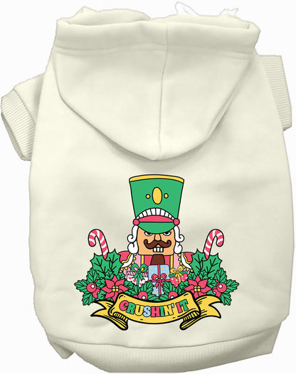 Crushin' It Nutcracker Style Christmas Pet Hoodie