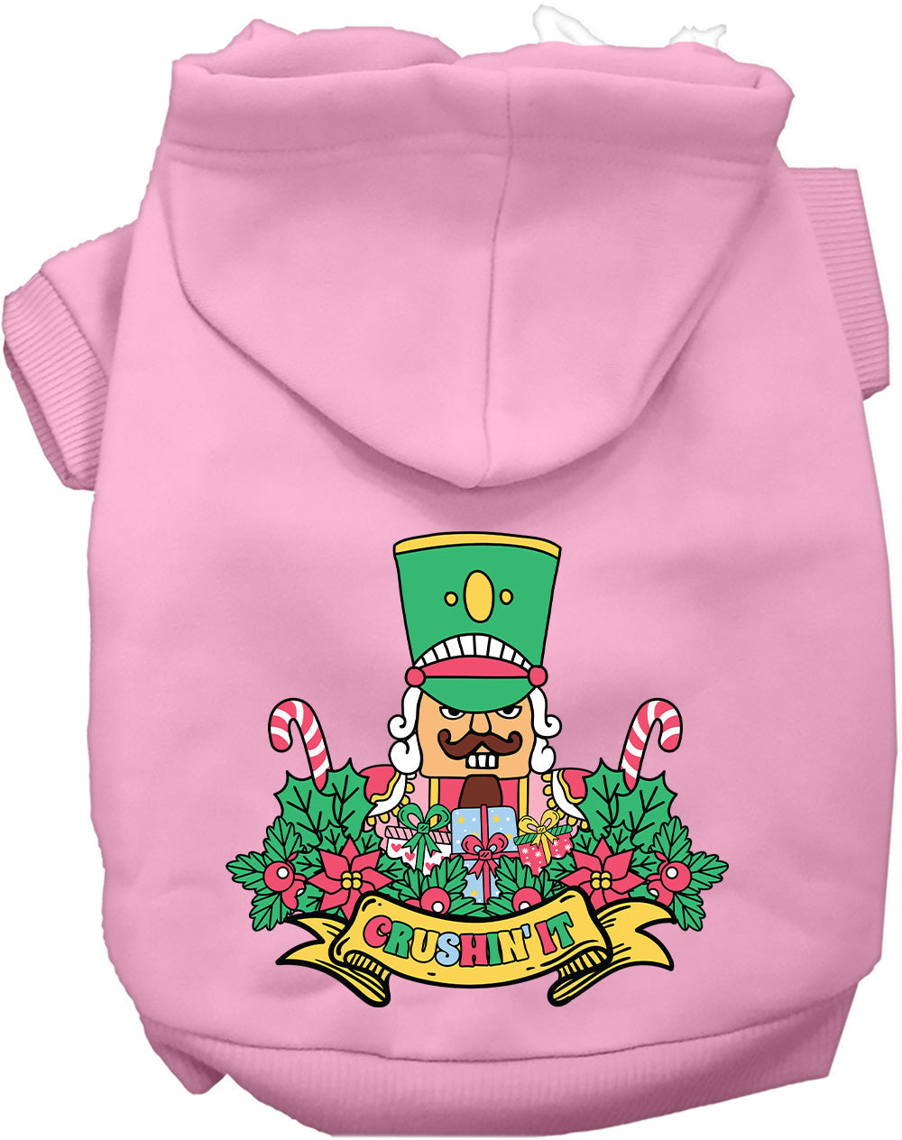 Crushin' It Nutcracker Style Christmas Pet Hoodie