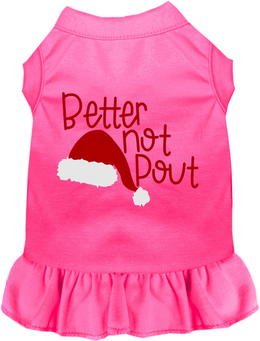 Better Not Pout Christmas Pet Dress