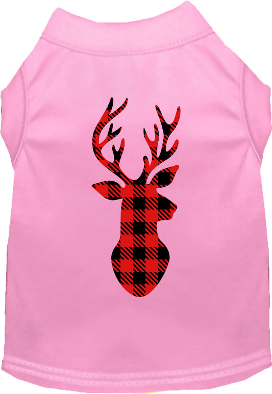 Buffalo Check Deer Pet Shirt
