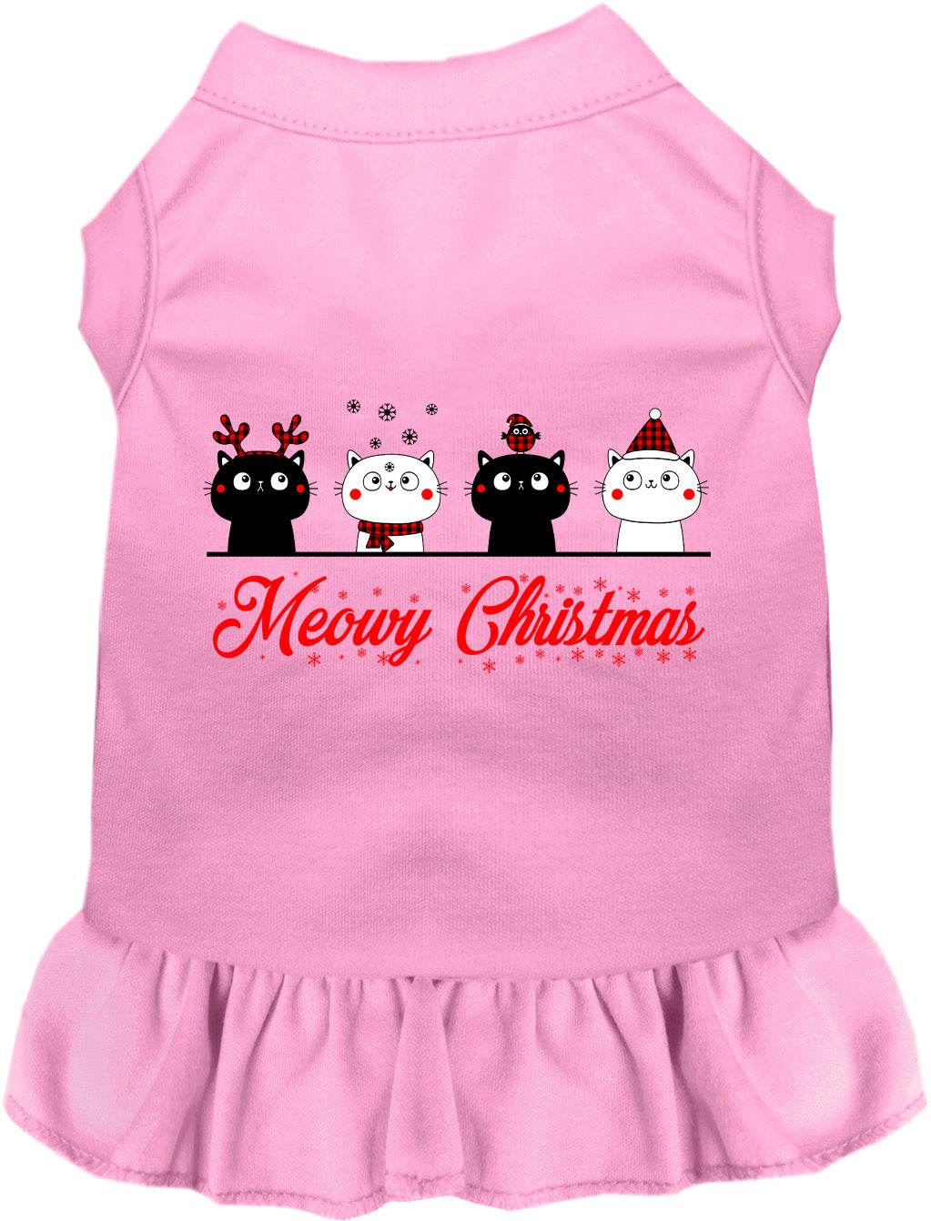 Meowy Christmas Pet Dress
