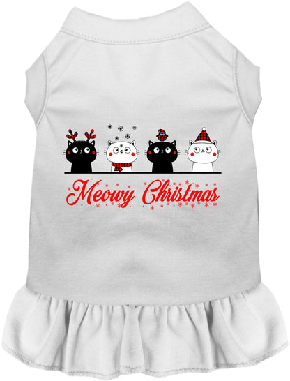 Meowy Christmas Pet Dress