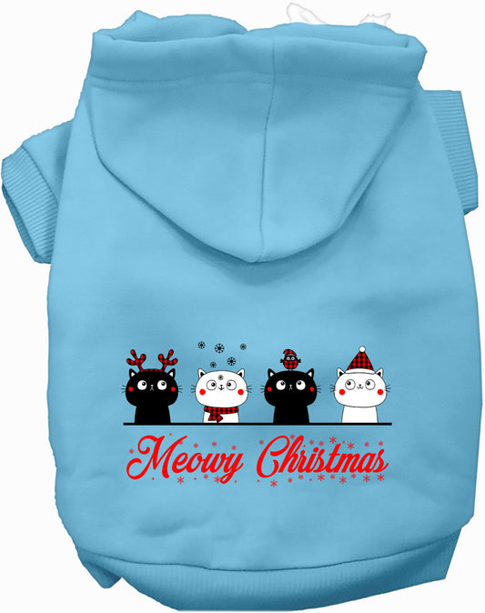 Meowy Christmas Pet Hoodie