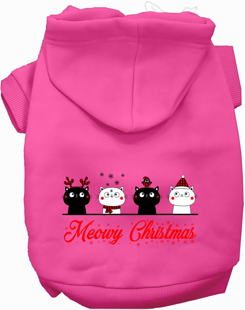 Meowy Christmas Pet Hoodie