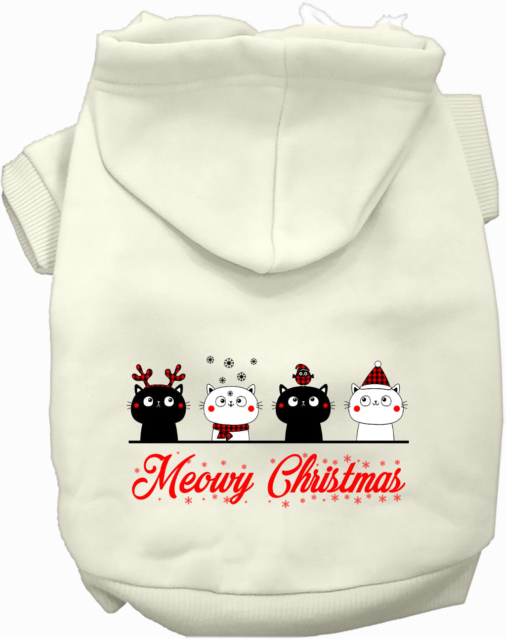 Meowy Christmas Pet Hoodie